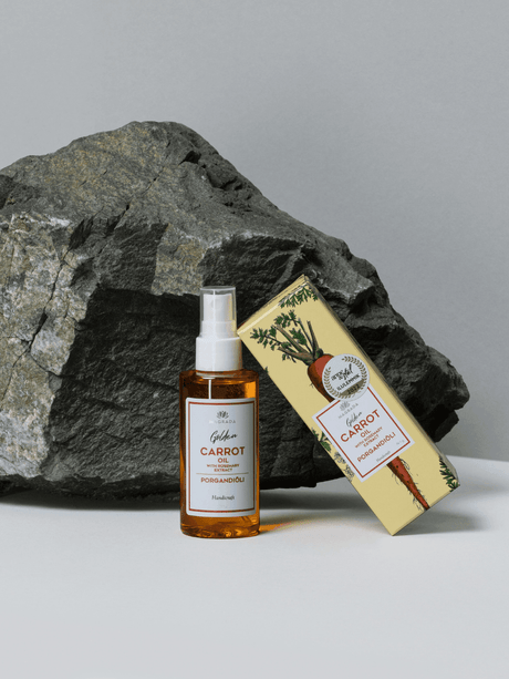 Carrot Oil with Rosemary Extract by Magrada Organic Cosmetics - 75ml, Nourishing Face & Body Oil for Tanning & Moisture, Made in Europe - Hilstor