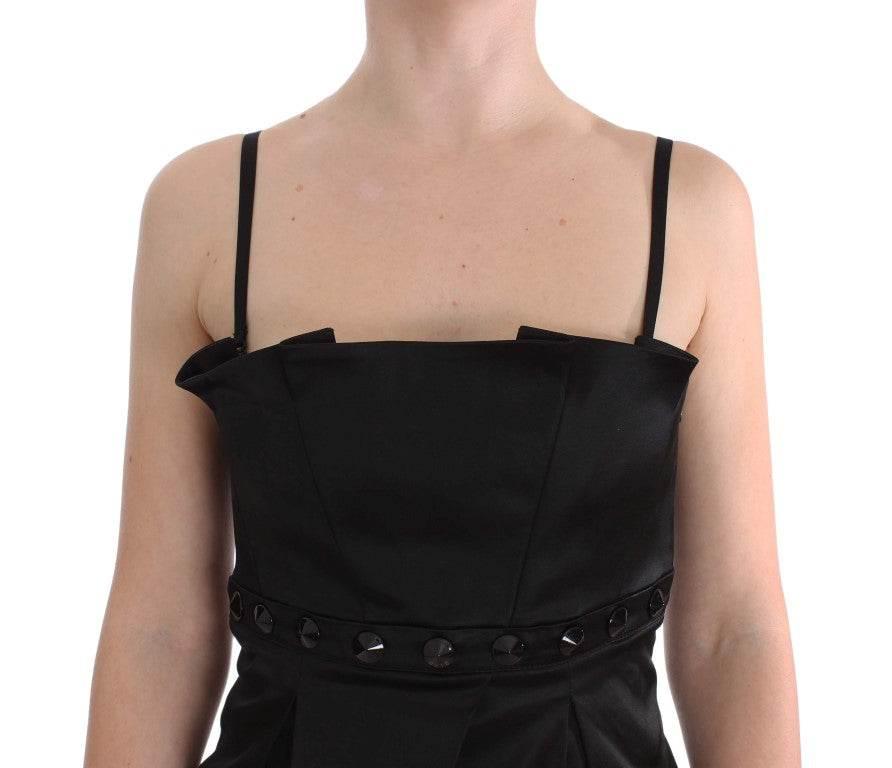Exte Elegant Black Evening Cami Top - Hilstor