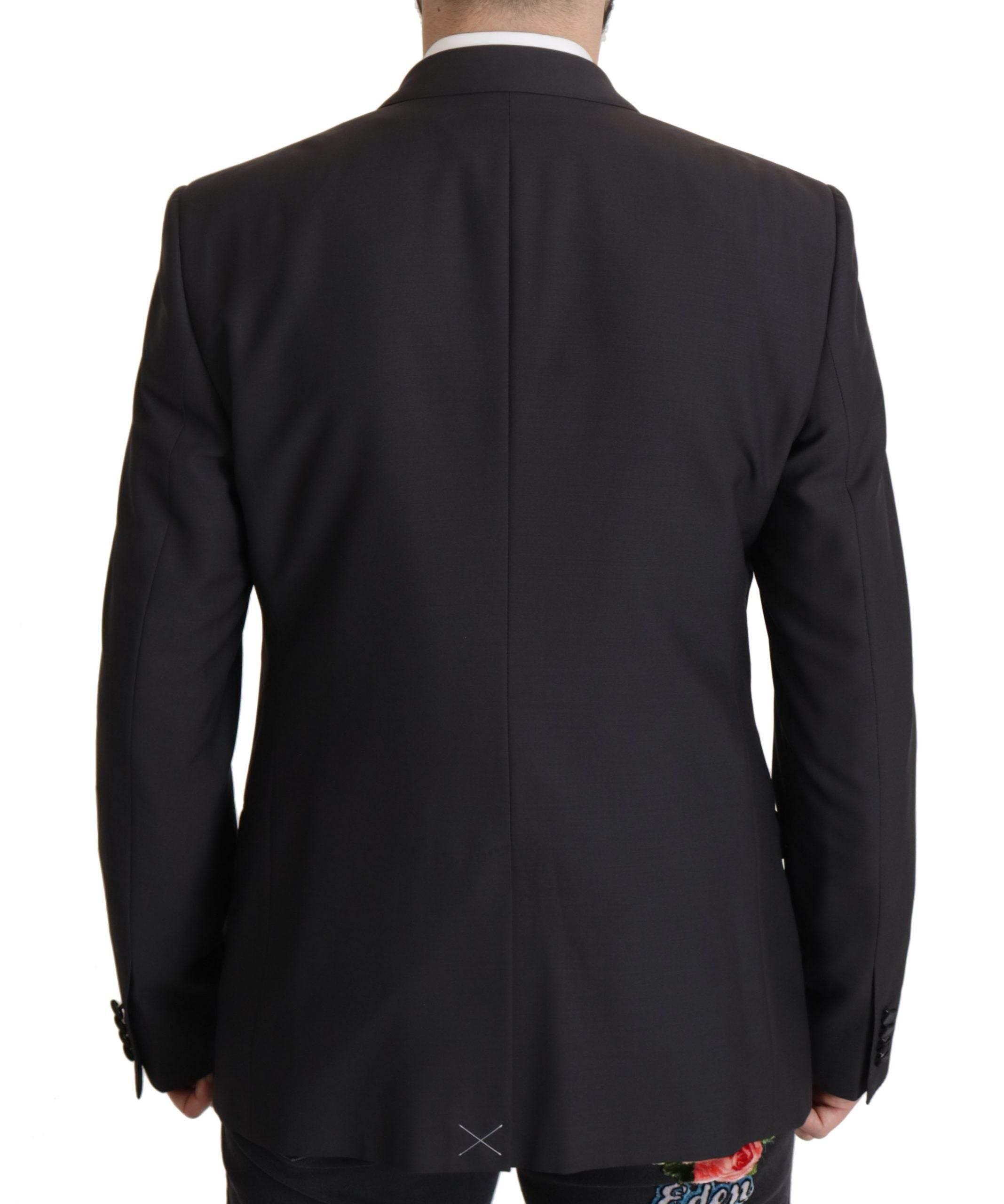 Dolce & Gabbana Dark Blue Single Breasted MARTINI Blazer - Hilstor