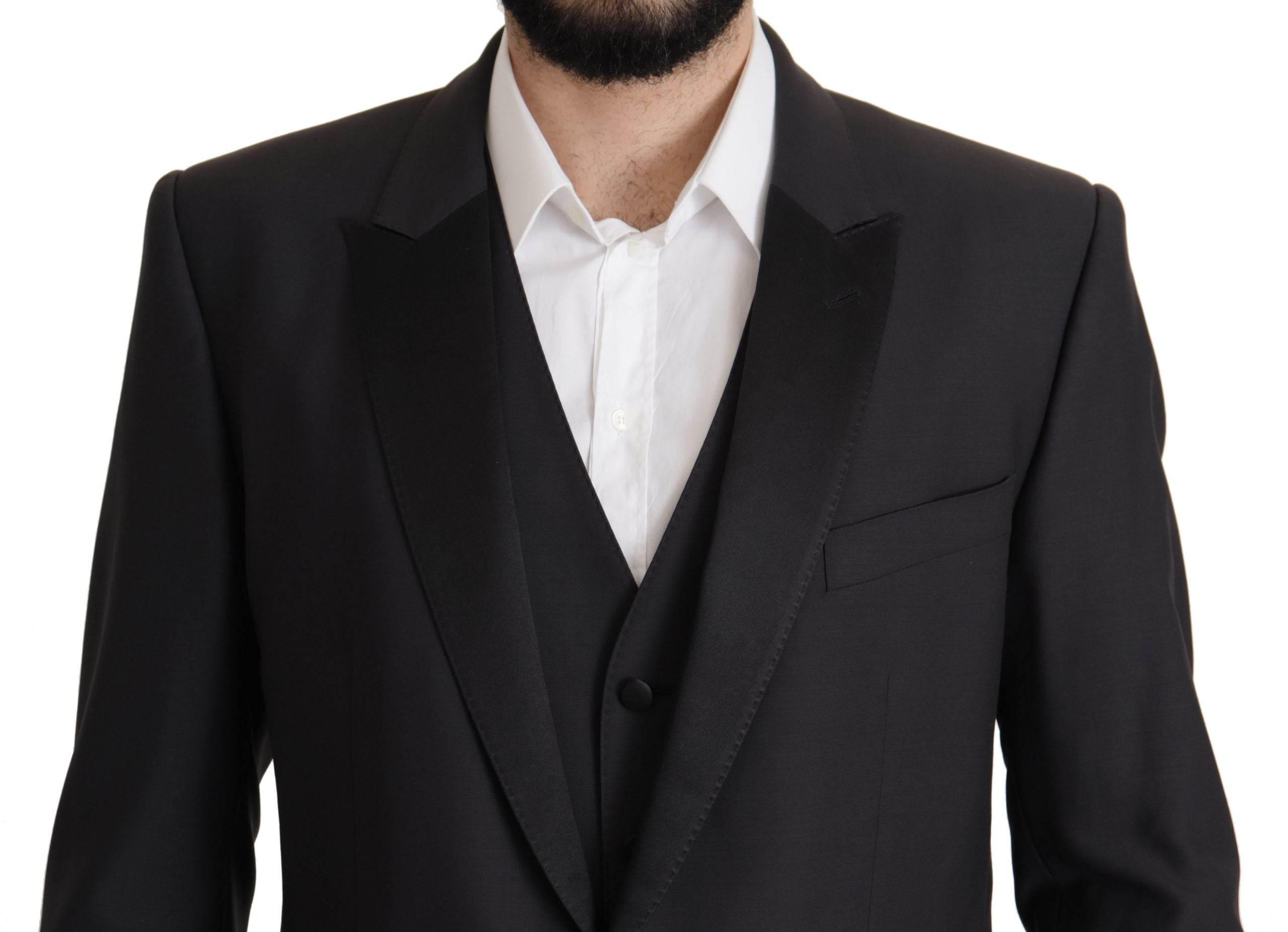 Dolce & Gabbana Dark Blue Single Breasted MARTINI Blazer - Hilstor
