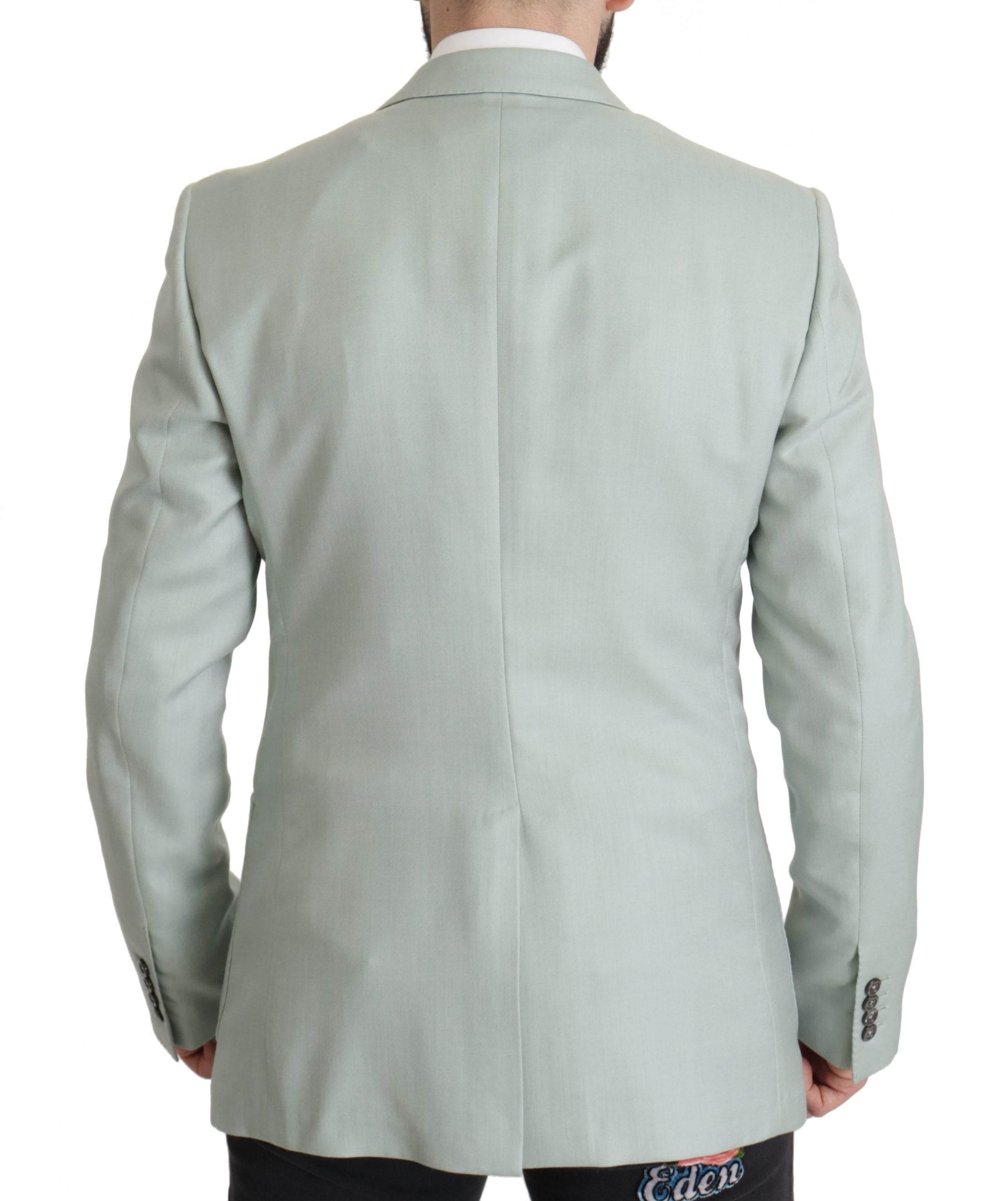 Dolce & Gabbana Green Cashmere Jacket Blazer Jacket - Hilstor