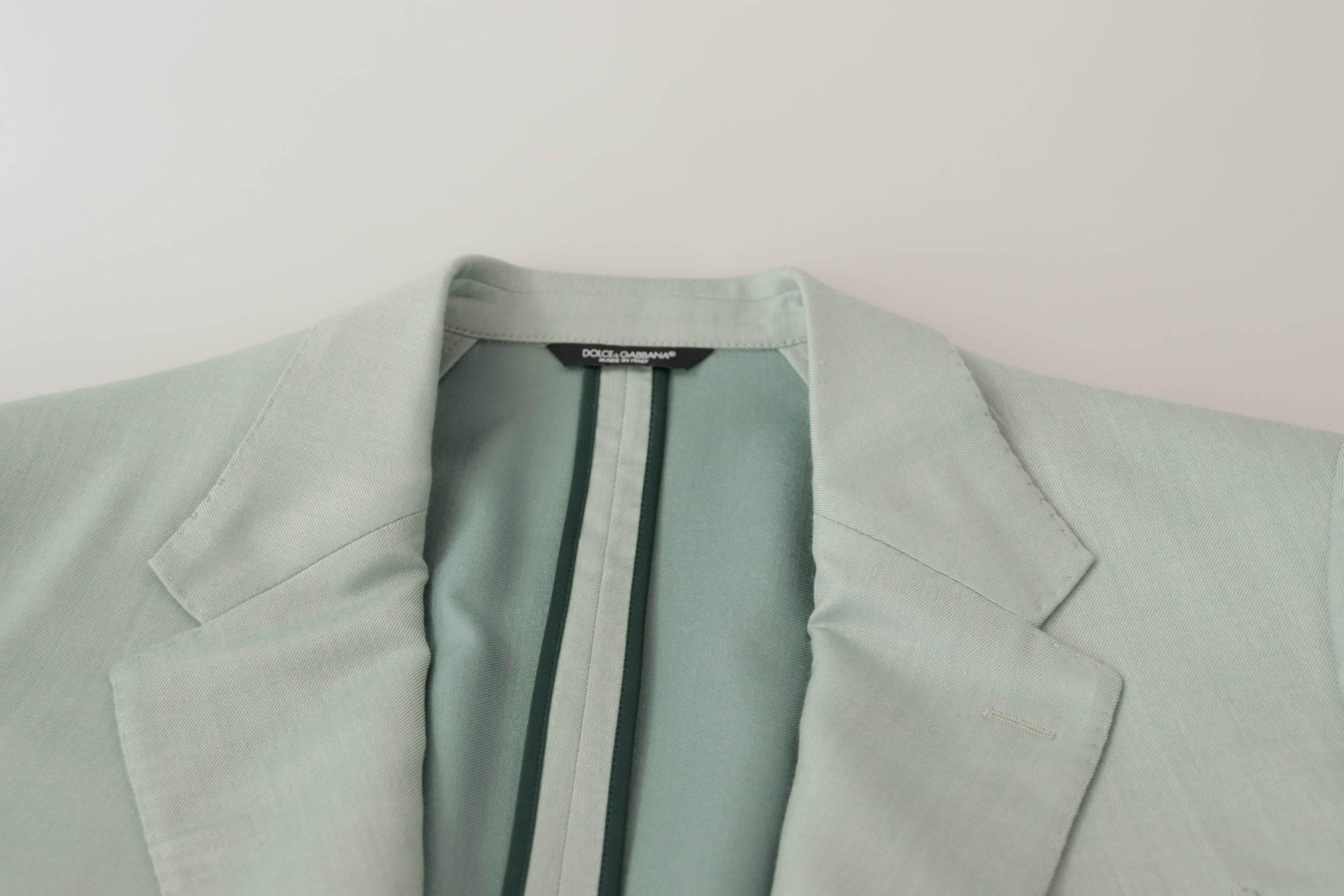 Dolce & Gabbana Green Cashmere Jacket Blazer Jacket - Hilstor