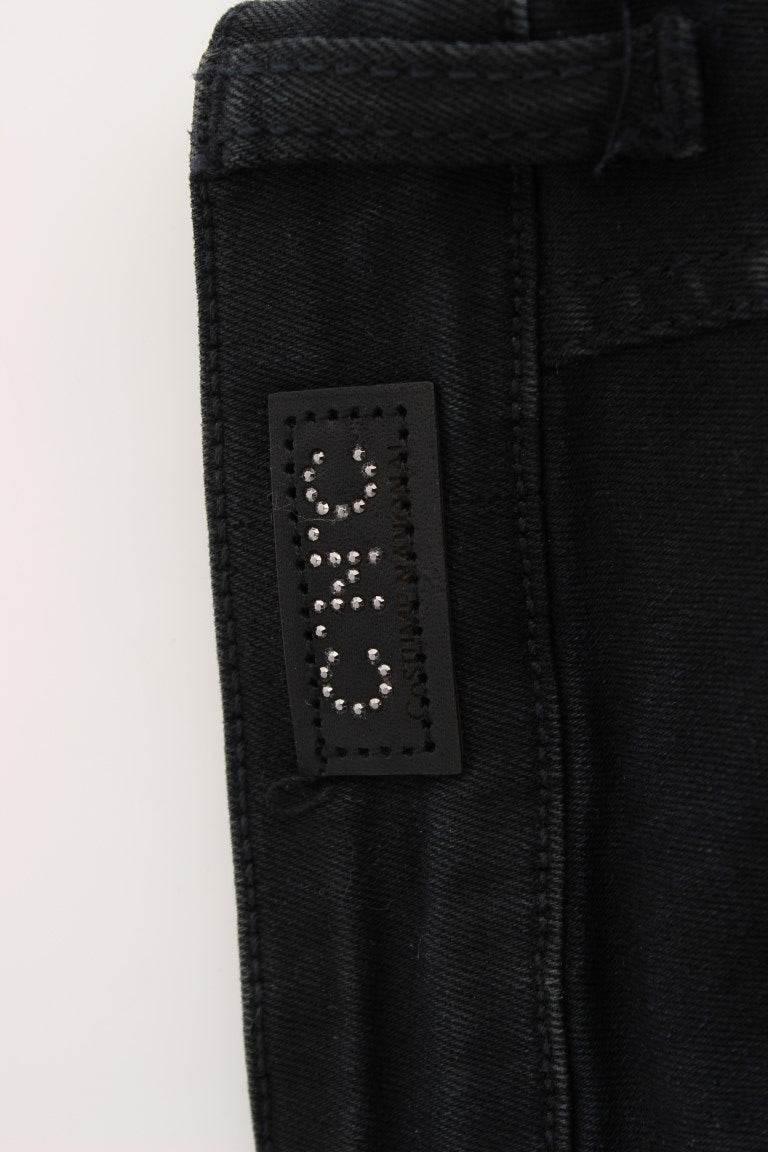 Costume National Black Cotton Slim Fit Denim Jeans - Hilstor