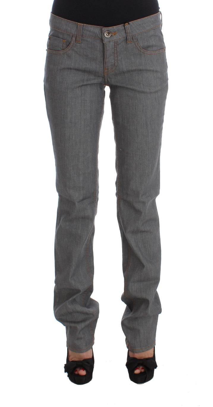 Costume National Gray Cotton Regular Fit Denim Jeans - Hilstor