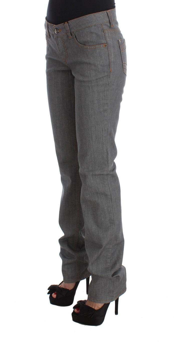 Costume National Gray Cotton Regular Fit Denim Jeans - Hilstor