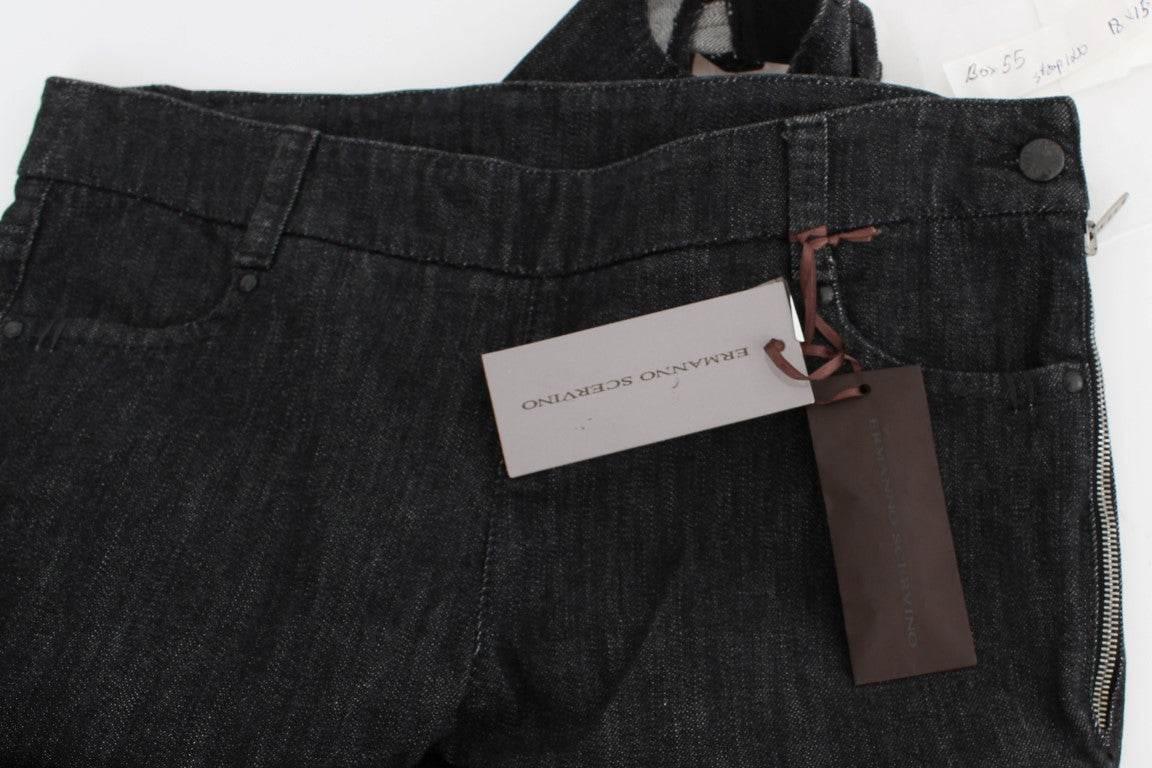 Ermanno Scervino Blue Cotton Slim Fit Denim Jeans - Hilstor