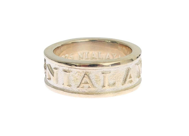 Nialaya Silver Splendor Sterling Ring for Men - Hilstor