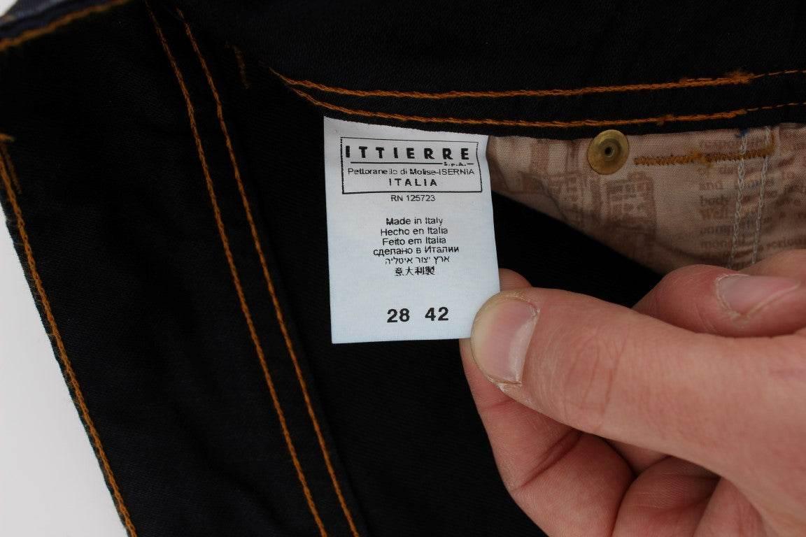 John Galliano Blue Wash Cotton Slim Fit Jeans - Hilstor