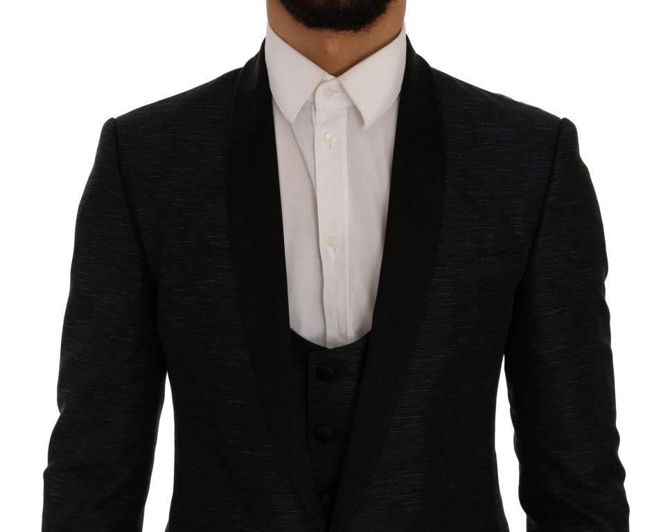 Dolce & Gabbana Blue MARTINI Slim 2 Piece Blazer - Hilstor