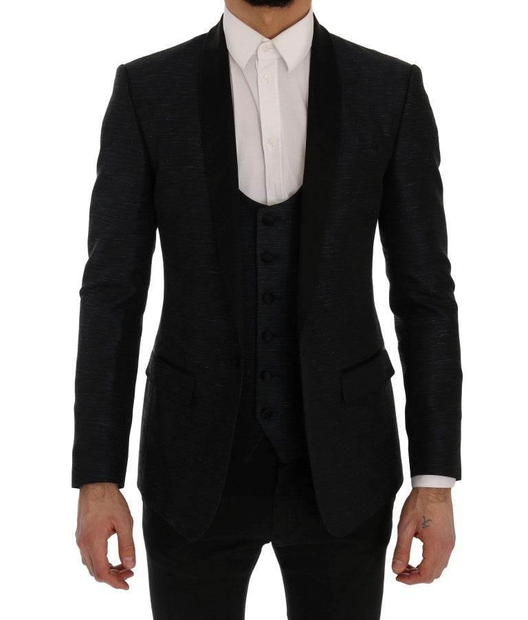 Dolce & Gabbana Blue MARTINI Slim 2 Piece Blazer - Hilstor