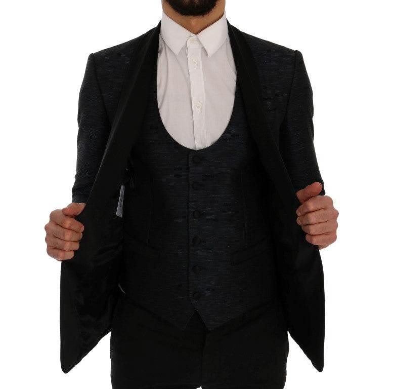 Dolce & Gabbana Blue MARTINI Slim 2 Piece Blazer - Hilstor