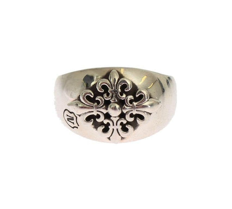 Nialaya Exquisite Silver Statement Ring for Men - Hilstor