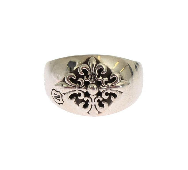 Nialaya Exquisite Silver Statement Ring for Men - Hilstor