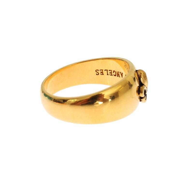 Nialaya Exclusive Gold-Plated Men's Ring - Hilstor
