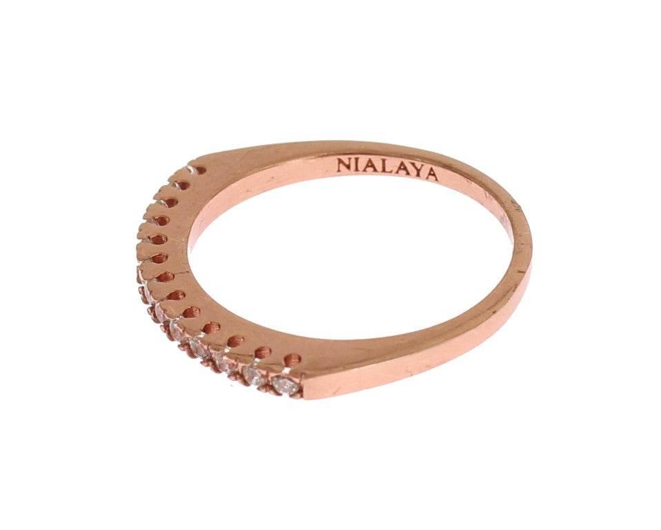 Nialaya Exquisite Gold-Plated Sterling Silver Ring - Hilstor