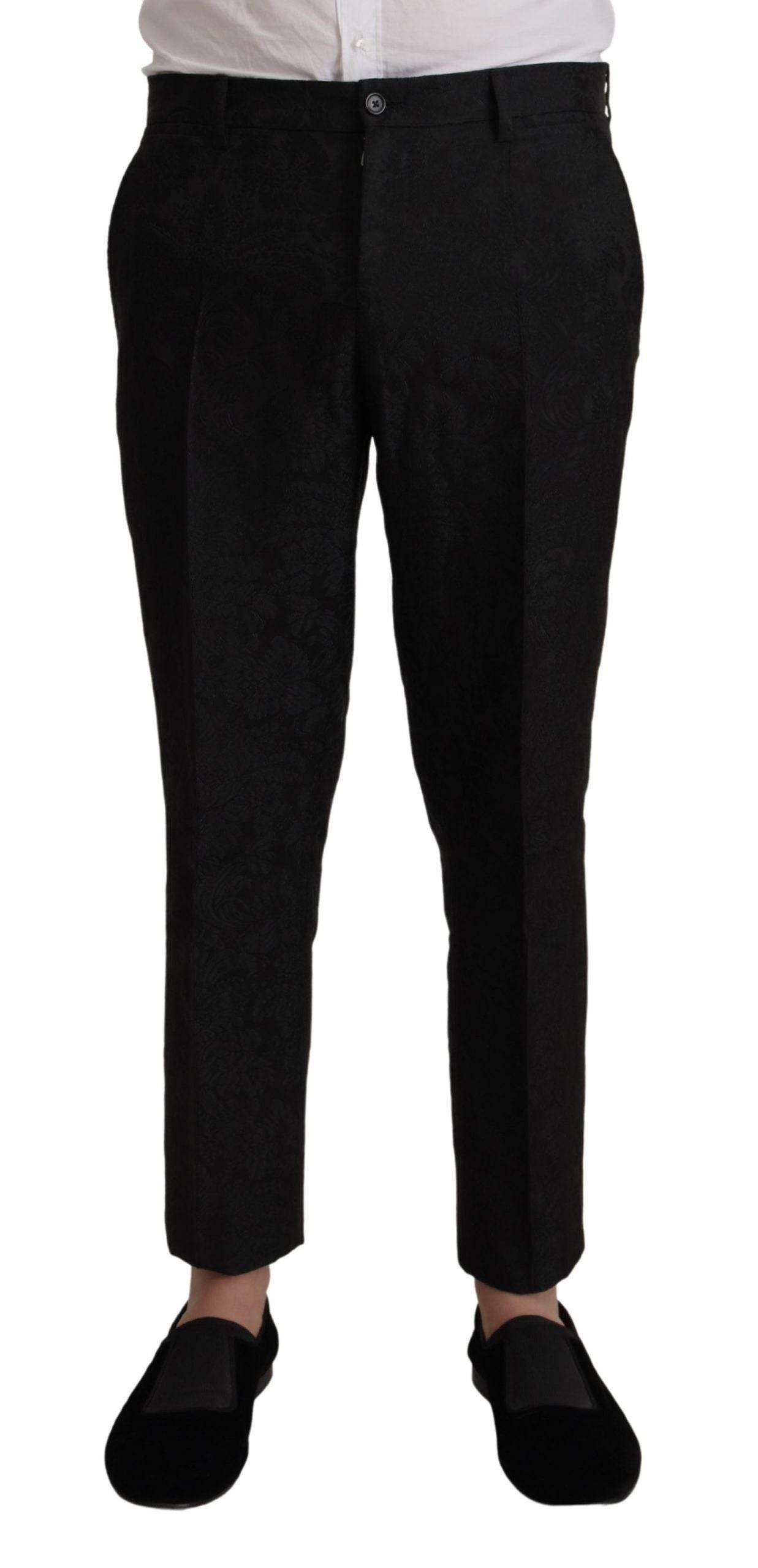 Dolce & Gabbana Black Polyester Formal 2 Piece MARTINI Suit - Hilstor