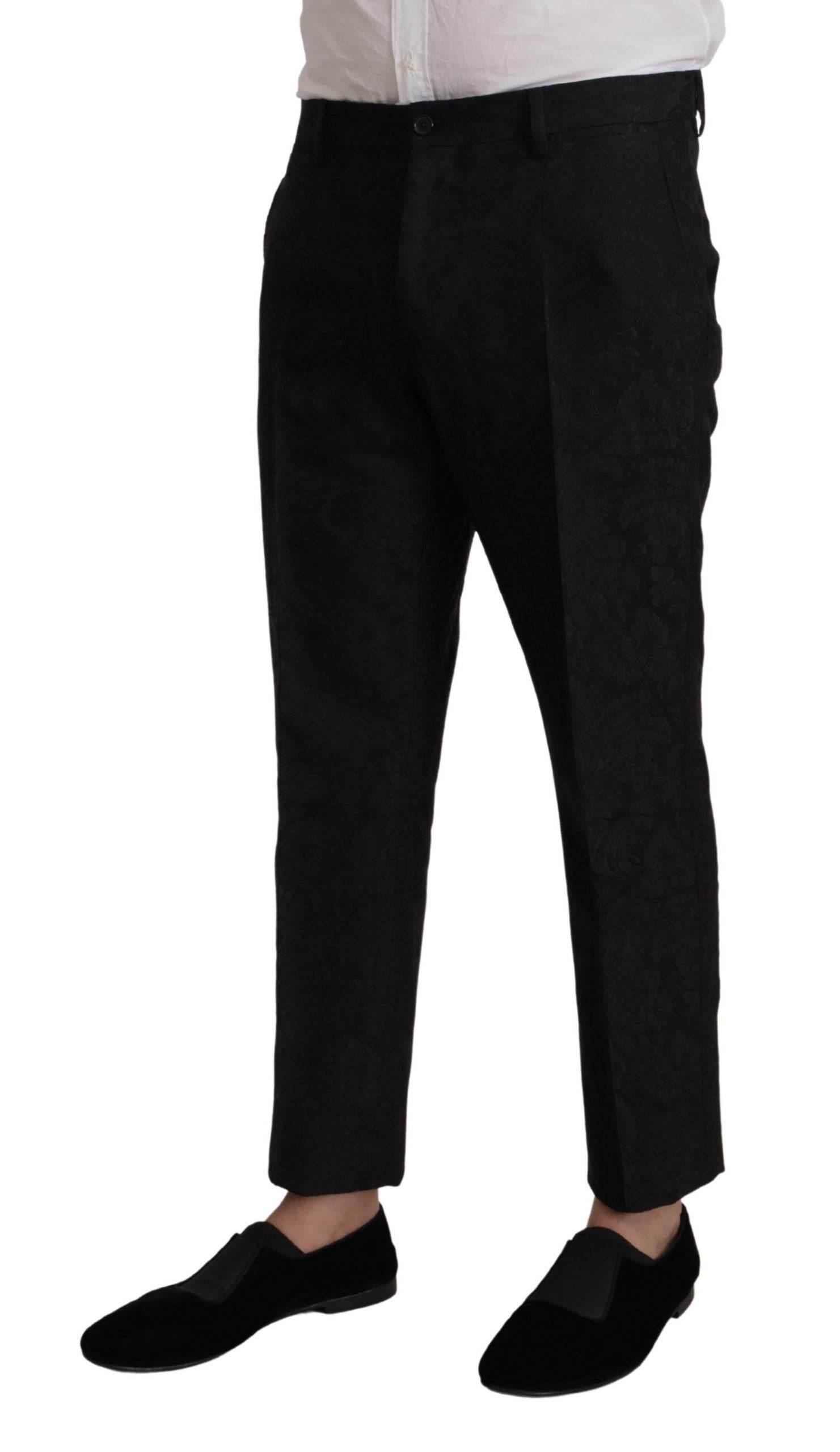 Dolce & Gabbana Black Polyester Formal 2 Piece MARTINI Suit - Hilstor