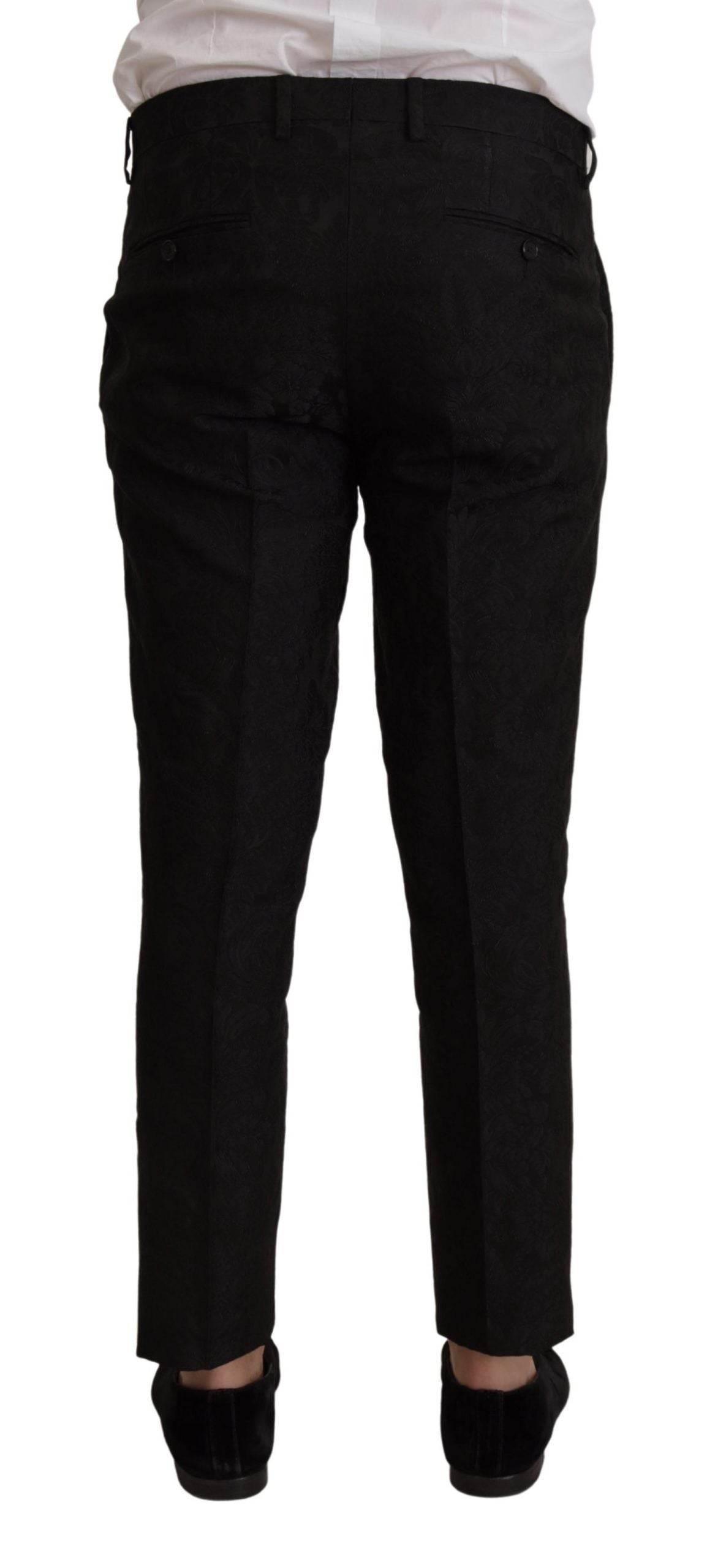 Dolce & Gabbana Black Polyester Formal 2 Piece MARTINI Suit - Hilstor