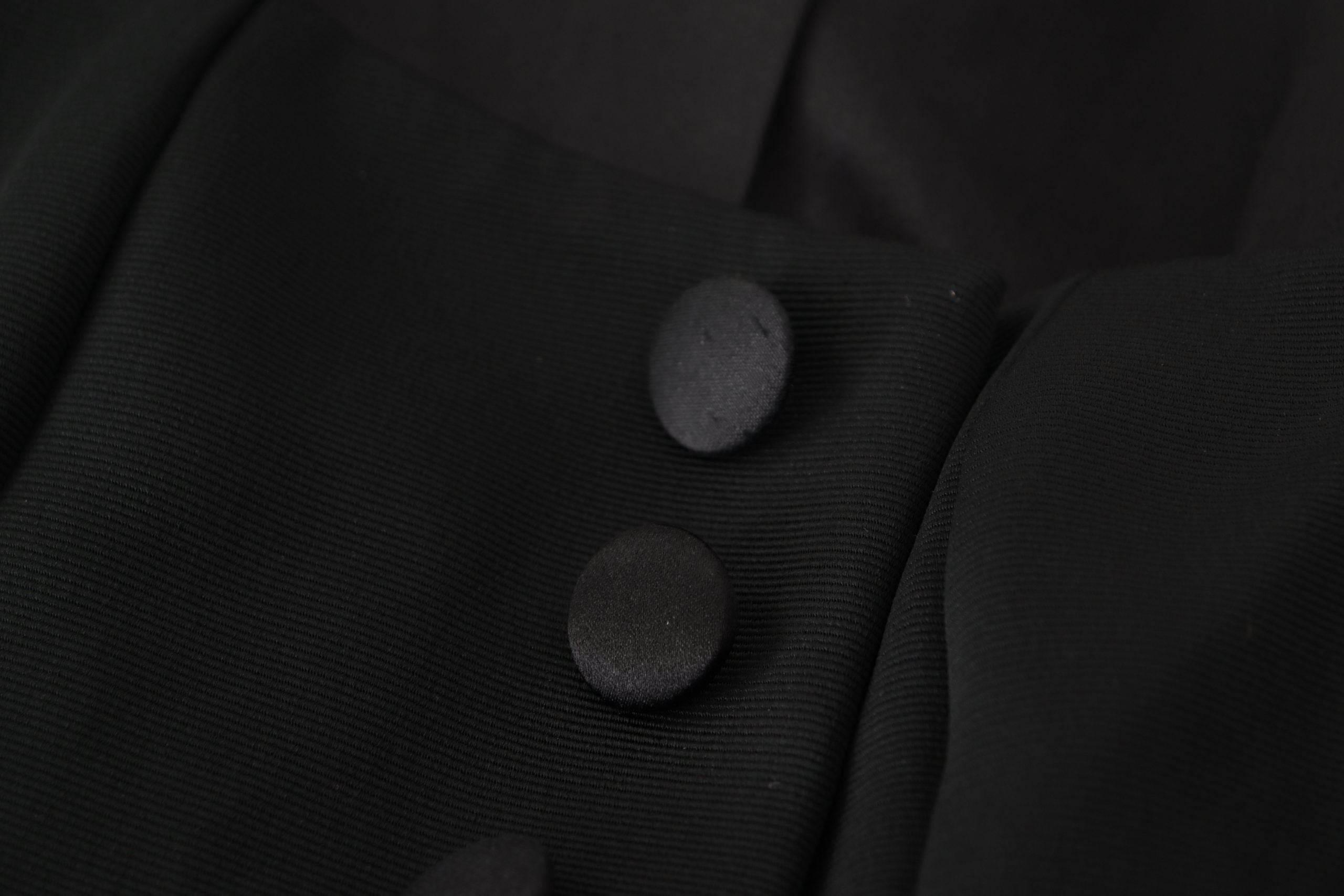Dolce & Gabbana Black Slim Fit Long Sleeves Snap Jacket - Hilstor