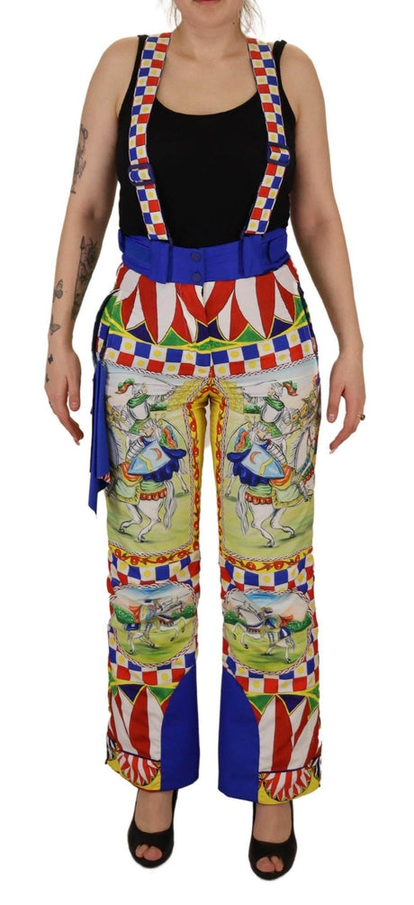 Dolce & Gabbana Multicolor High Waist Snow Pants - Hilstor