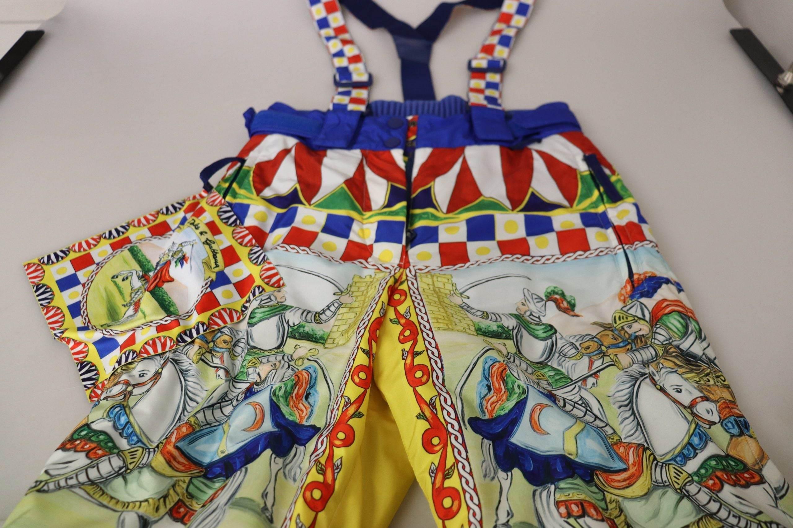 Dolce & Gabbana Multicolor High Waist Snow Pants - Hilstor