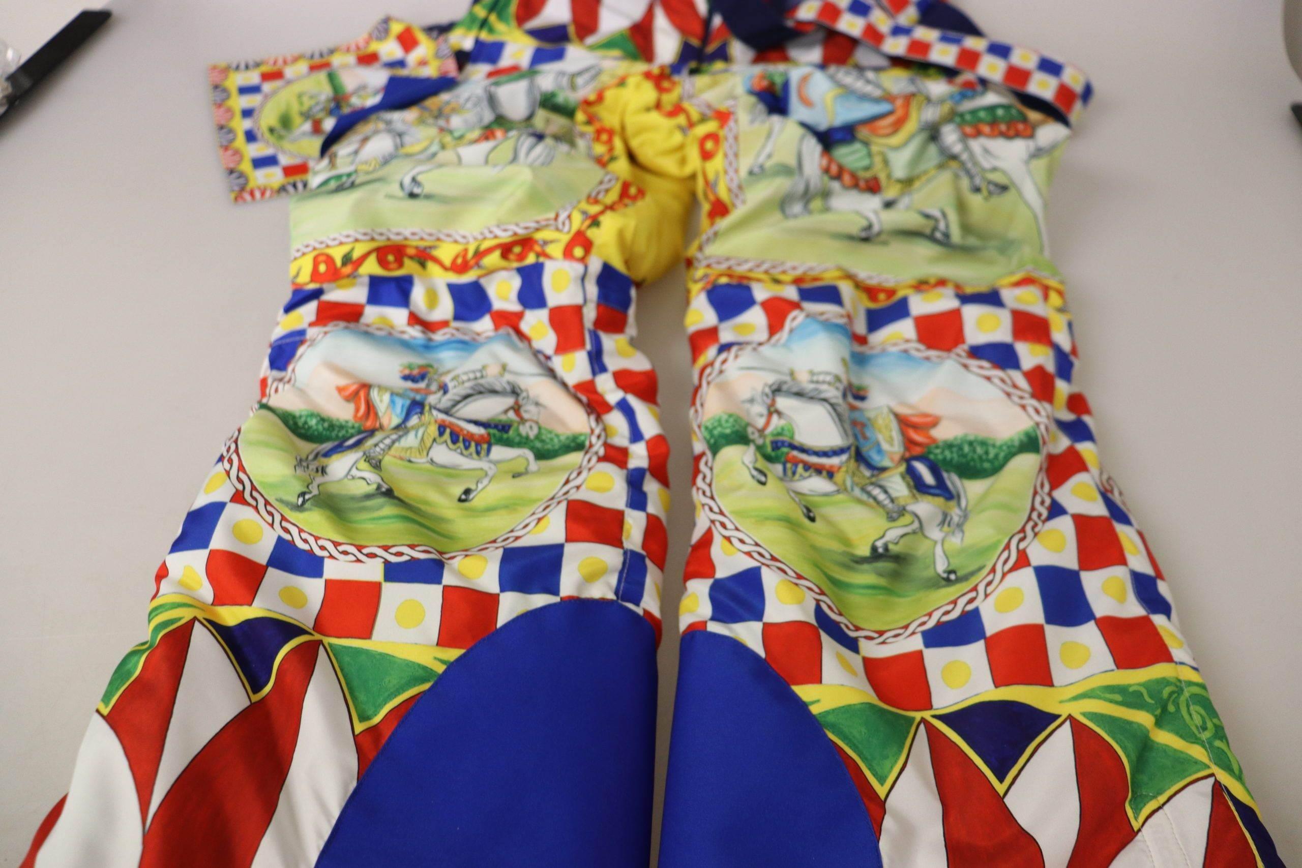 Dolce & Gabbana Multicolor High Waist Snow Pants - Hilstor