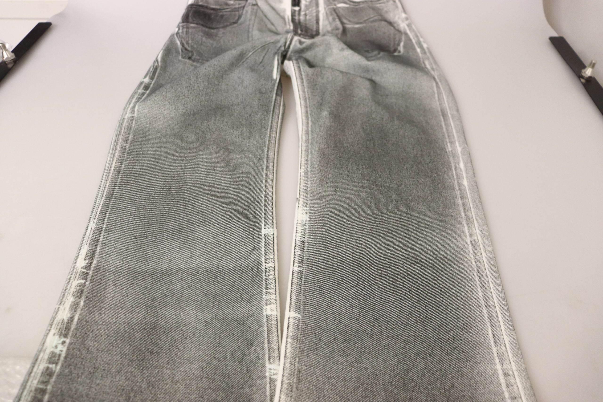 Dolce & Gabbana Grey Washed High Waist Denim Pants Cotton Jeans - Hilstor
