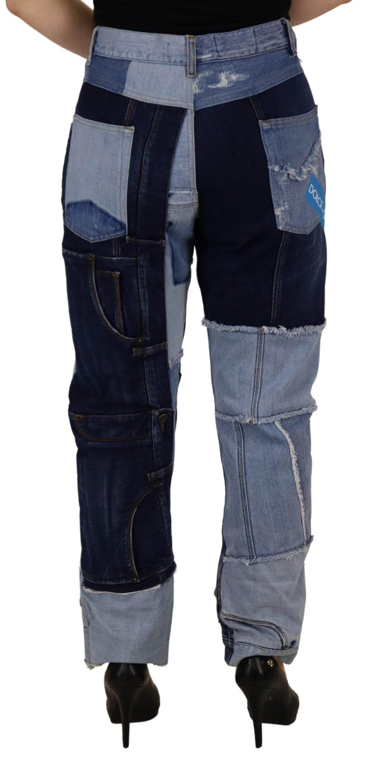 Dolce & Gabbana High Waist Skinny Couture Jeans - Hilstor