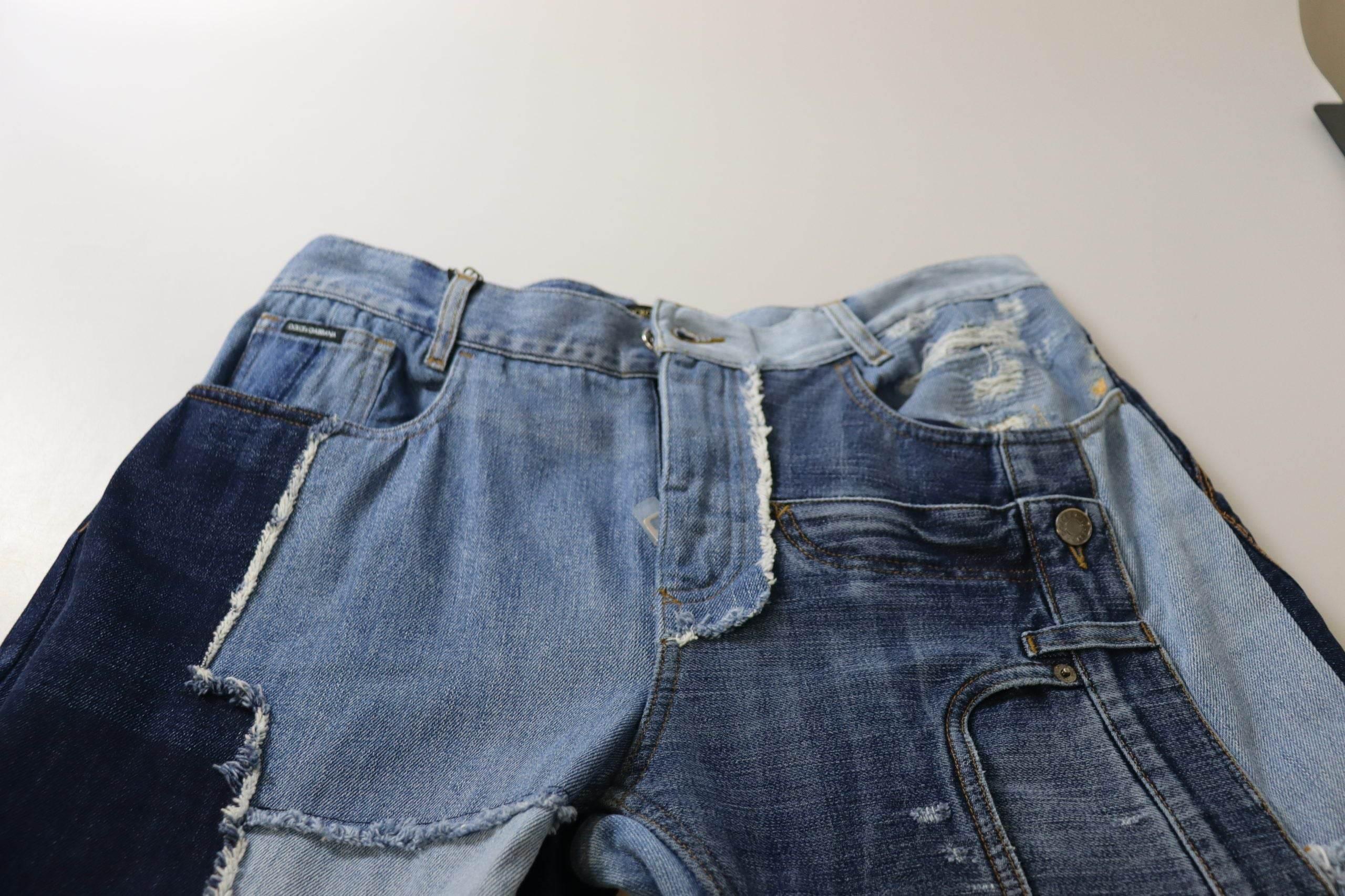 Dolce & Gabbana High Waist Skinny Couture Jeans - Hilstor