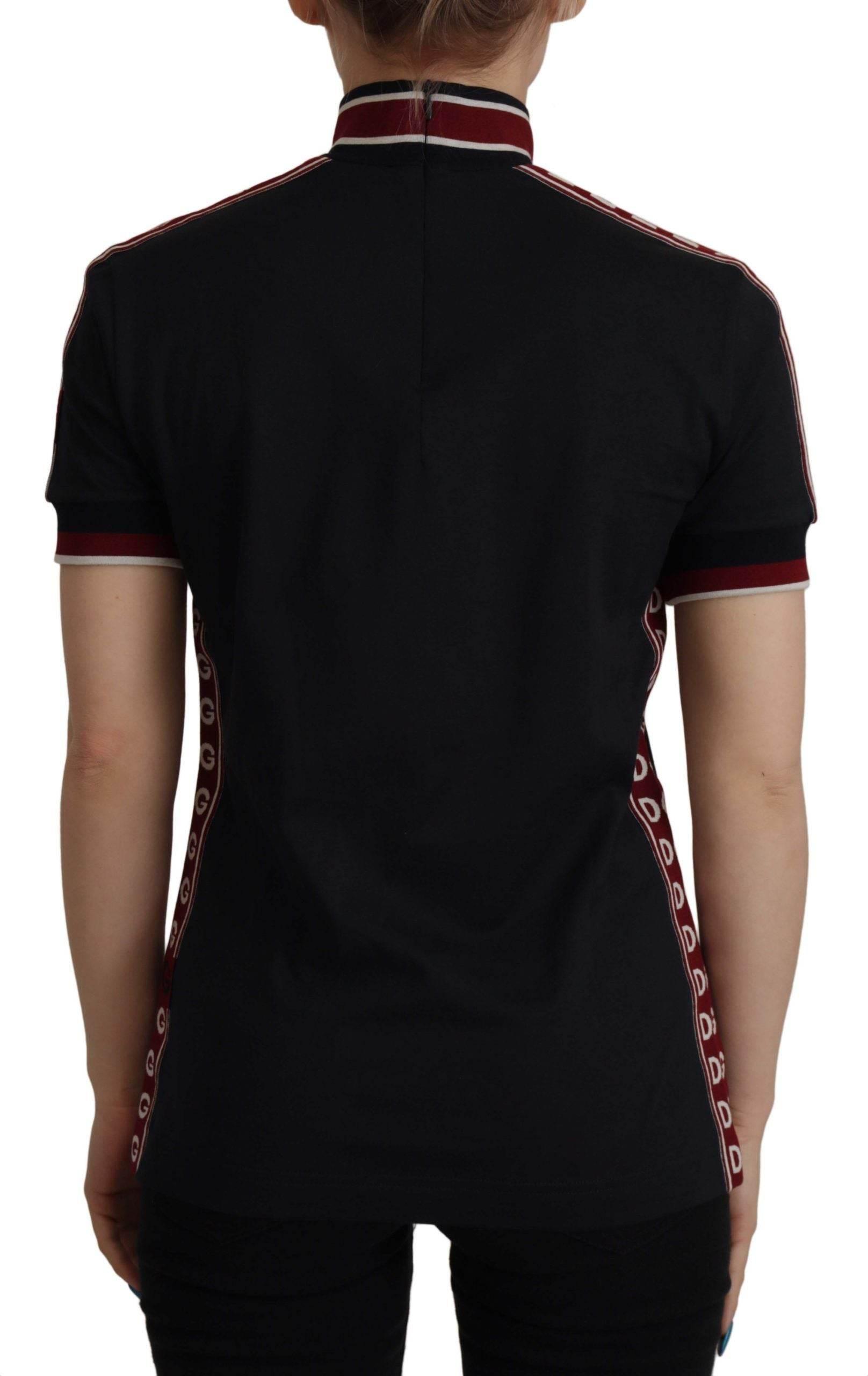 Dolce & Gabbana Black #DGMillennials 100% Cotton T-shirt - Hilstor