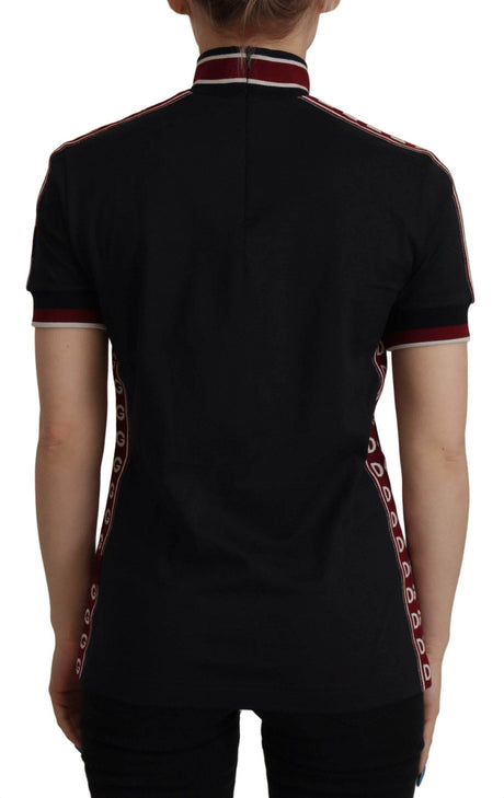Dolce & Gabbana Black #DGMillennials 100% Cotton T-shirt - Hilstor