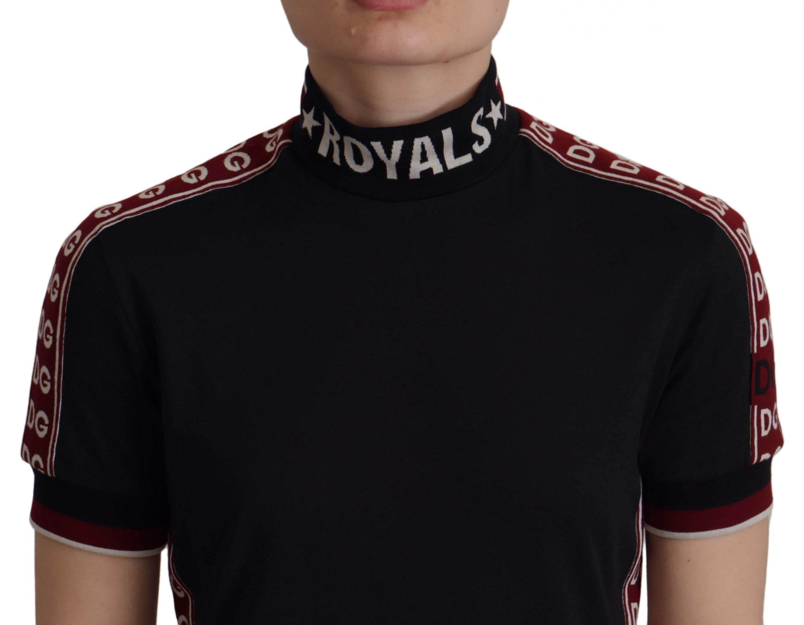 Dolce & Gabbana Black #DGMillennials 100% Cotton T-shirt - Hilstor