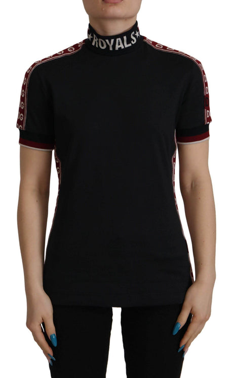Dolce & Gabbana Black #DGMillennials 100% Cotton T-shirt - Hilstor