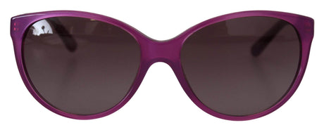 Dolce & Gabbana Chic Purple Acetate Round Sunglasses - Hilstor