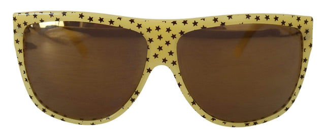 Dolce & Gabbana Yellow Stars Acetate Square Shades DG4125 Sunglasses - Hilstor