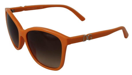 Dolce & Gabbana Chic Orange Round Sunglasses for Women - Hilstor