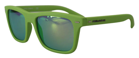 Dolce & Gabbana Green Rubber Full Rim Frame Shades DG6095 Acid Sunglasses - Hilstor