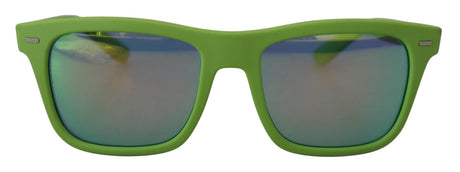 Dolce & Gabbana Green Rubber Full Rim Frame Shades DG6095 Acid Sunglasses - Hilstor