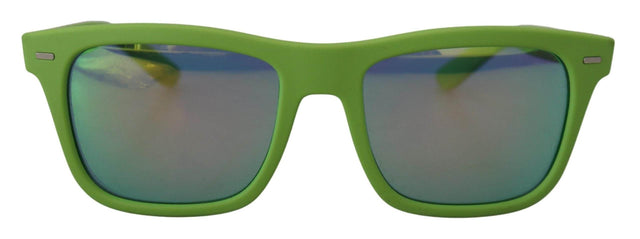 Dolce & Gabbana Green Rubber Full Rim Frame Shades DG6095 Acid Sunglasses - Hilstor