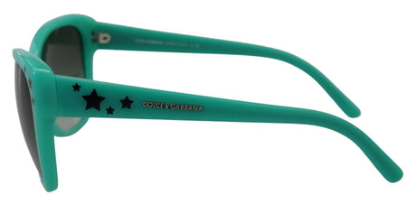 Dolce & Gabbana Green Stars Acetate Square Shades DG4124 Sunglasses - Hilstor