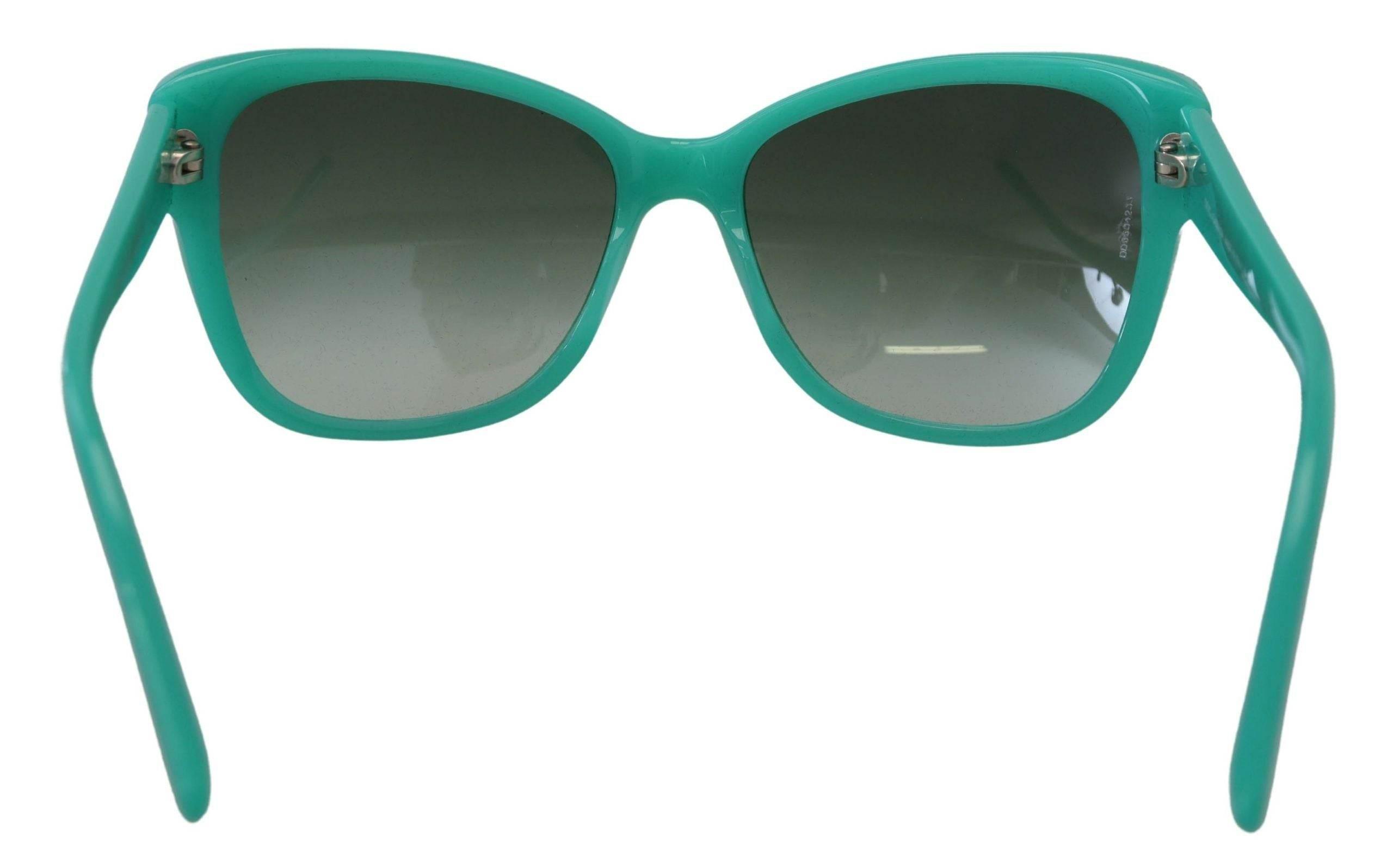 Dolce & Gabbana Green Stars Acetate Square Shades DG4124 Sunglasses - Hilstor