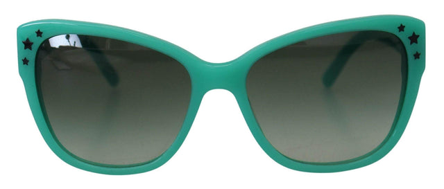 Dolce & Gabbana Green Stars Acetate Square Shades DG4124 Sunglasses - Hilstor