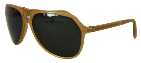 Dolce & Gabbana Yellow Acetate Black Lens Aviator DG4196 Sunglasses - Hilstor