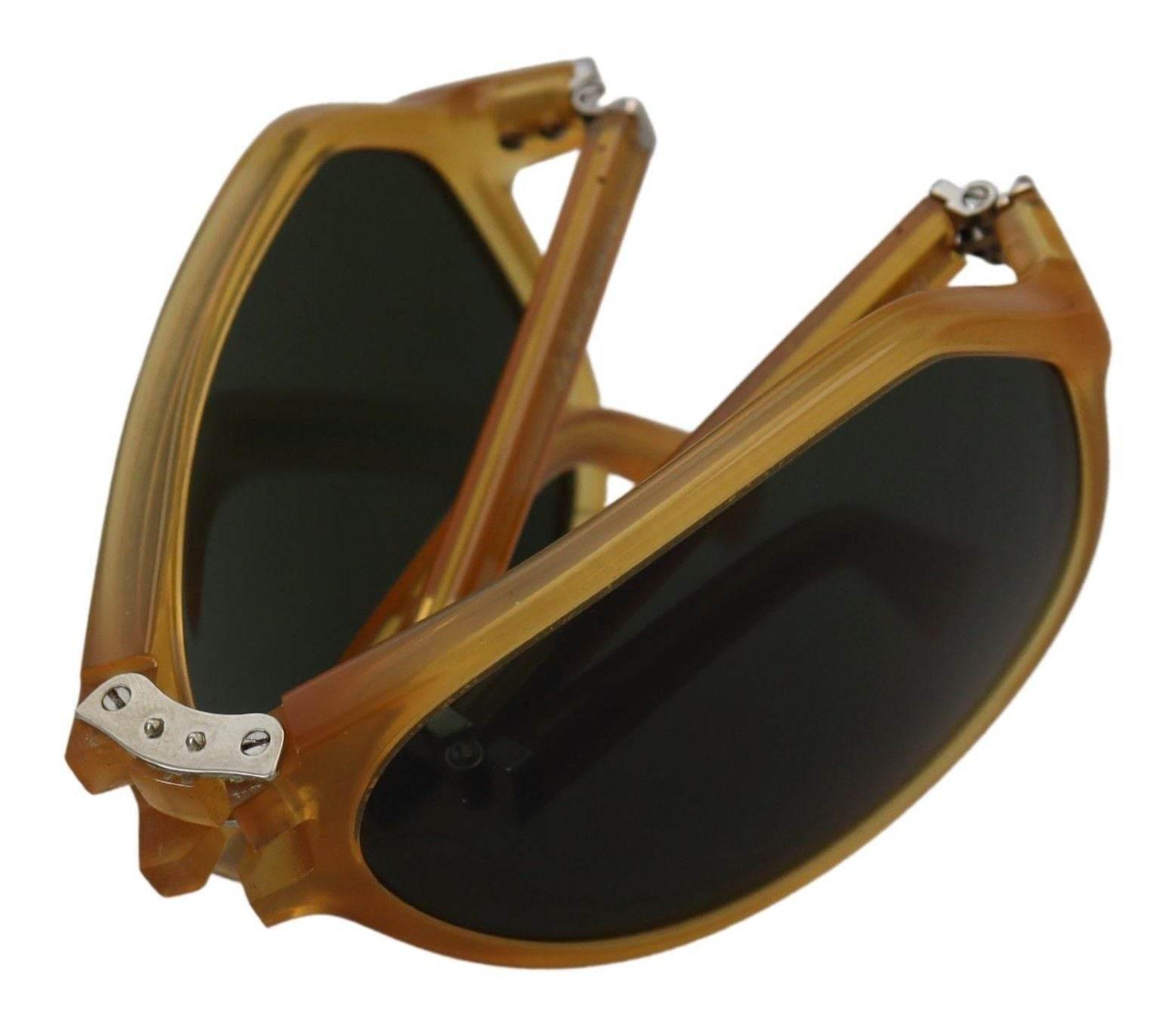Dolce & Gabbana Yellow Acetate Black Lens Aviator DG4196 Sunglasses - Hilstor