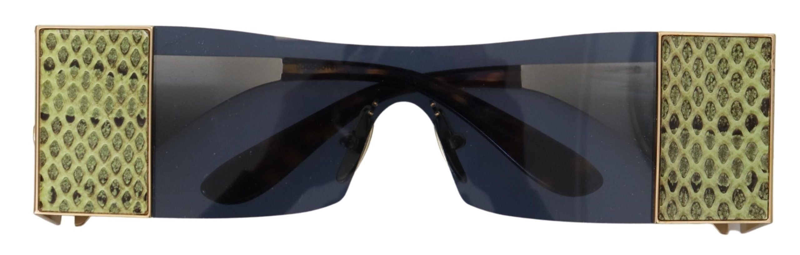 Dolce &amp; Gabbana DG2263 solbriller med firkantet skærm og guldmetal