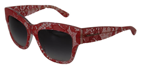 Dolce & Gabbana Chic Sicilian Lace Tinted Sunglasses - Hilstor