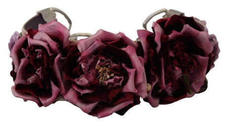 Dolce & Gabbana Multicolor Floral Appliques Metal Shoulder Strap - Hilstor