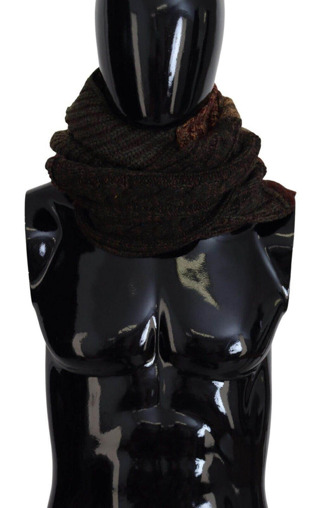 Dolce & Gabbana Elegant Cashmere-Wool Blend Men's Scarf - Hilstor