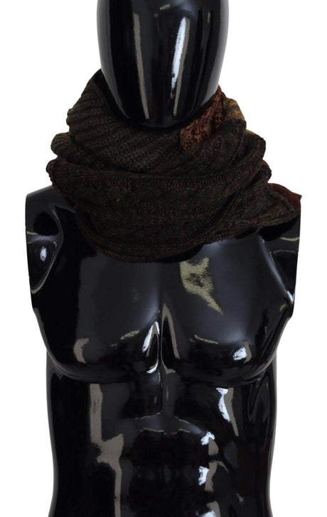 Dolce & Gabbana Elegant Cashmere-Wool Blend Men's Scarf - Hilstor