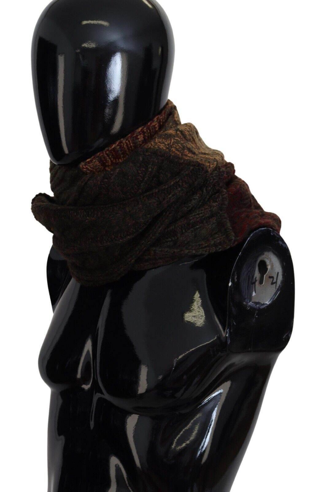 Dolce & Gabbana Elegant Cashmere-Wool Blend Men's Scarf - Hilstor
